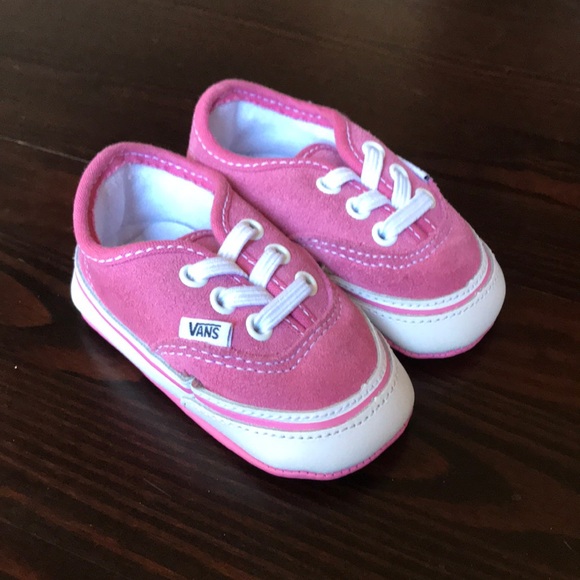pink vans size 2